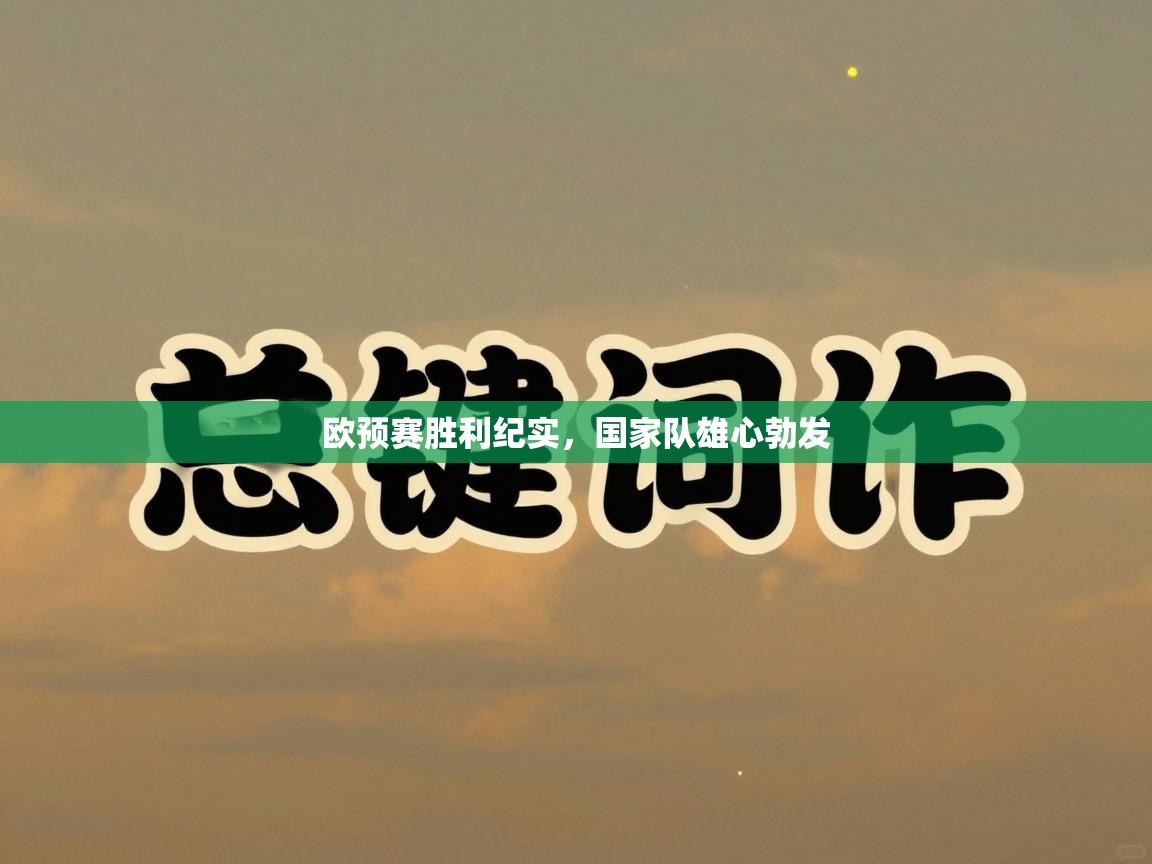 欧预赛胜利纪实，国家队雄心勃发