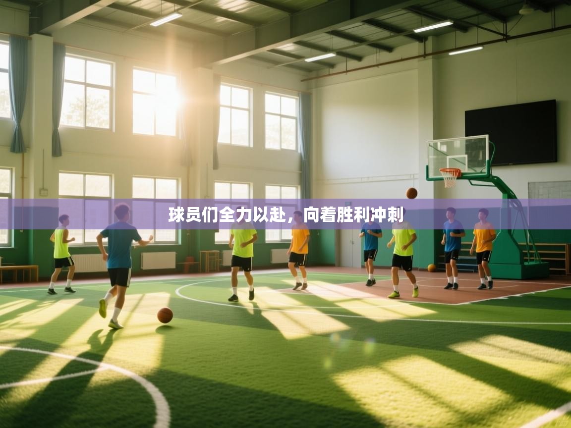 球员们全力以赴，向着胜利冲刺